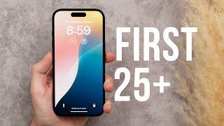 iPhone 16 - First 25 Things To Do! (Tips & Tricks)