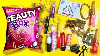 Makeupbox snacks Vs Barbie Makeupbox snacks Gifts | Free Gifts Inside | Snackiya