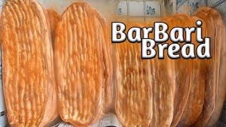 Baking bread | Iranian Bread recipe | Cooking barbari bread in Tehran, Iran