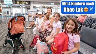 Fliegen mit 4 Kindern nach Phuket Thailand ️ Khao Lak Roomtour Hotel & Food | Mamiseelen