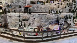 Famous & Barr S gauge train display at The National Museum of Transportation