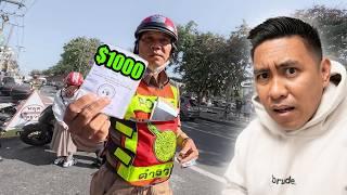 $1000 Fine for riding without a license!