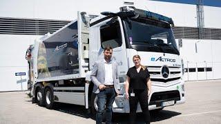 Mercedes-Benz eActros und eEconic in der Entsorgung.