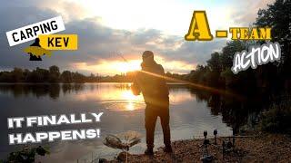 IT FINALLY HAPPENS! - A-TEAM ACTION. Carp Syndicate Fishing in 2024 @carpingkev