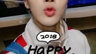 BTS Fancafe (JIMIN) - Happy New Year Greetings! (180119)