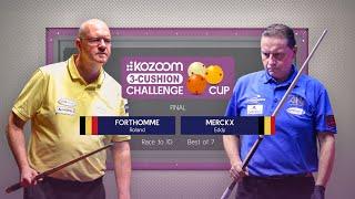 3-Cushion Kozoom Challenge Cup 2022 - Final  - Roland Forthomme vs Eddy Merckx