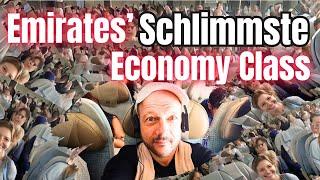 Emirates schlimmster Flieger: die ALTE Emirates Economy Class B777