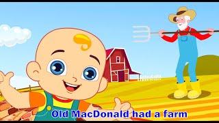 Old MacDonald Had A Farm Animal sounds Song @DelTvKids