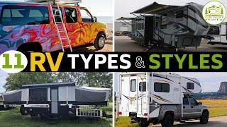 11 RV Classes Types and Styles - Beginner Review