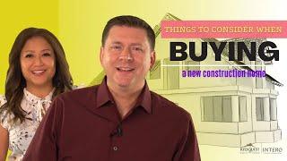 THINGS TO CONSIDER WHEN PURCHASING A NEW CONSTRUCTION HOME: Buying New Construction in the Bay Area.