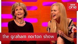 Jane Fonda's reunion with Robert Redford - The Graham Norton Show: 2017 - BBC