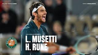 Highlights Musetti vs Rune Round 4 | Roland-Garros 2025