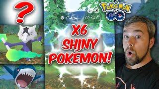 Very Unexpected Shiny Luck! 6 Shinies Caught & a One of a Kind Catch (Pokémon GO)