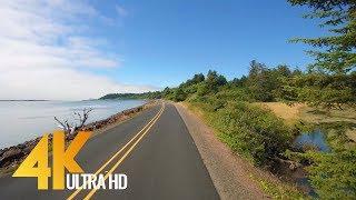 Drive 4K 60fps - Oregon, Cape Lookout Road, USA - 2,5 Hours Driving with Music