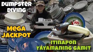 ANG MEGAJACKPOT MULI NA BONGGA️MADALING ARAW NAMULOT MGA KITCHENWARES | DUMPSTER DIVING