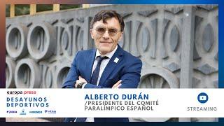 Desayuno Deportivo Europa Press con el presidente del Comité Paralímpico Español, Alberto Durán