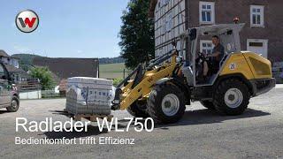 Effizient bei jedem Einsatz: Der neue WL750 Radlader von Wacker Neuson