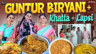 Guntur Biryani + Khatta + Lapsi || Zubeda Ali || Zubeda Ali Vlogs || Strikers