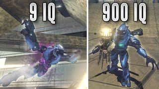 9 IQ VS 900 IQ IN HALO! Best Reactions & Combos! - Halo Twitch Clips & Best Highlights #77