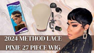 NEW 2024 Lace Closure Pixie Quick Weave Wig