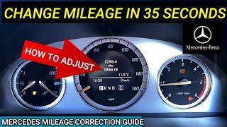 Mercedes C Class Mileage Correction in 35 SECONDS - TOO EASY