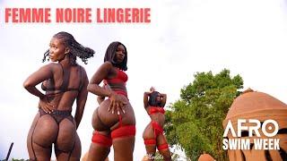 Natural Beauty in Femme Noire Lingerie at The Hyacinth | Afro Swim Week 2024