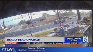 Video captures fatal head-on collision