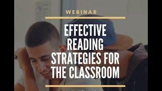 Effective reading skills webinar