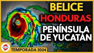 Sara se moverá sobre Honduras, Belice y Península de Yucatán. Tormenta Tropical Sara o Huracán Sara.