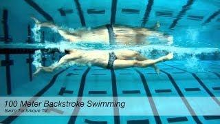 100 Meter Backstroke Swimming Technique