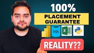 REALITY of 100% JOB Guarantee Data Analyst program | Must Watch