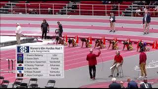 SEC TF INDOOR : MASAI RUSSELL (KENTUCKY) PRELIMS 60H