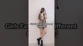 girls fashion in different countries #fashion #trand #shorts #fyp #outfit