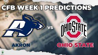 BETTING PICKS: Ohio State vs. Akron | College Football Week 1 | MoneyPot Betting