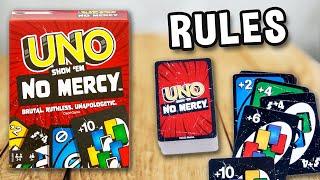 how to play UNO (show em' no mercy!) - GAMEPLAY / RULES |  SPIELREGELN TV