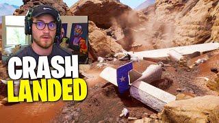 I Crash Landed in The Middle of the Desert - Can We Survive? (Arid Gameplay)