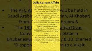 Daily Current Affairs | 8th January 2025 #knowledgeWave #DailyCurrentAffairs