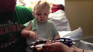 Margo drumming