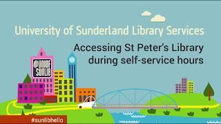 Accessing St Peter's Library during self-service hours