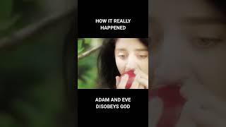 Adam And Eve (FIRST SIN ) | #shortclip #bible #jesus #foryou #salvation