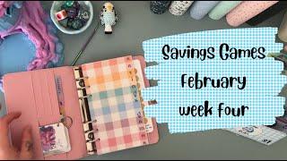 Savings Games - February week 4 | Aussie Cash Stuffing | Debt Journey | Budgeting