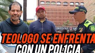 POL1CIA SACA AL TEOLOGO DE LA CALLE EN PLENA ESTREVISTA#teologodelacalle #viral