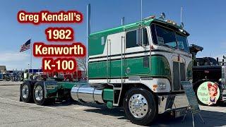 Greg Kendall’s 1982 Double Bunk Kenworth K-100 Cabover Truck Tour