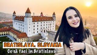 TOP 5 OBIECTIVE TURISTICE în BRATISLAVA | Mâncare locală și prețuri restaurant