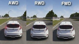 AWD vs RWD vs FWD || Track Test || Forza Science