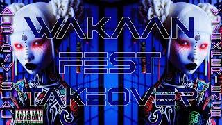 Ravenscoon B2B Black Carl B2B Jantsen [VJ Kronos] Wakaan Fest Takeover [Audio/Visual Trip]