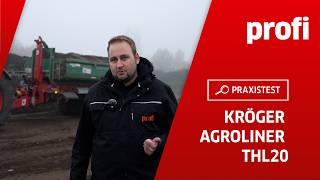 Hook lift roll-off tipper Kröger agroliner THL20 | profi #practical test