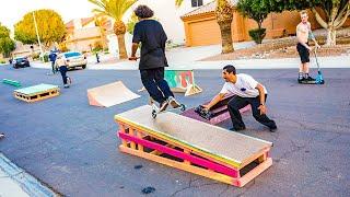 FRONT YARD SKATEPARK SESH!