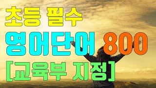 초등 필수 영어단어 800  [교육부지정 ] / 초등영어듣기 / 초등교실영어