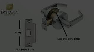 Dynasty Hardware Augusta Door Lever Functions